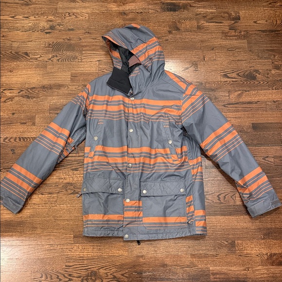 Burton Other - Burton Men's Gray and Orange Ski Jacket